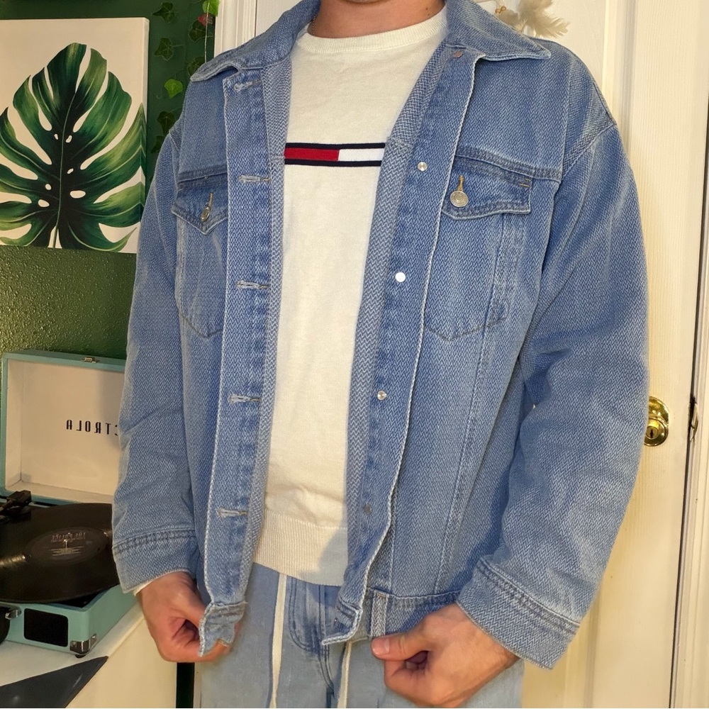 Forever 21 Light Blue Jean Jacket